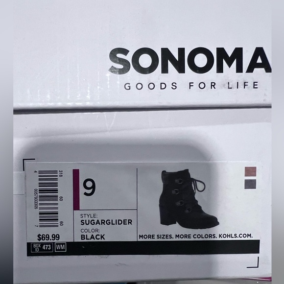 Brand new in the Box - Womans Sonoma Sugarglider Black - Picture 2 of 4